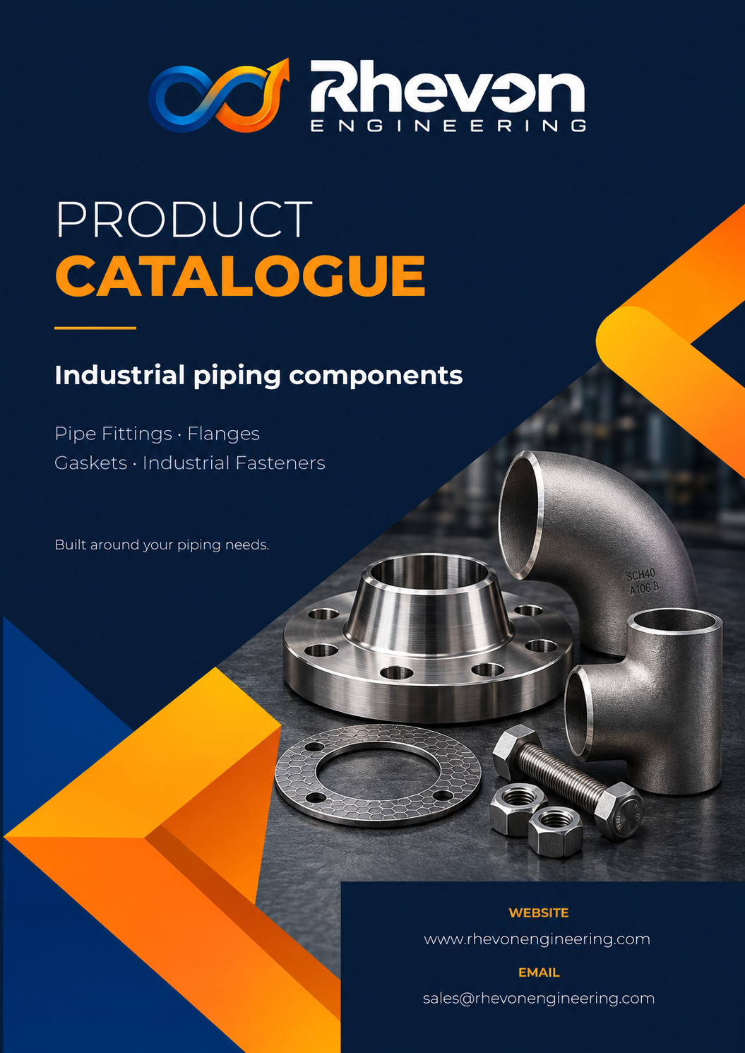 Rhevon Engineering Product Catalogue Cover